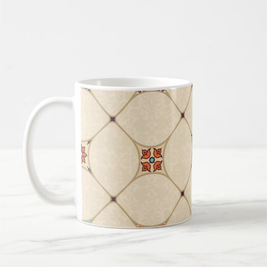 Mug Patchwork coloré Islam Tile arabe (Gauche)