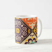 Mug Patchwork coloré : Majolica Tile Design (Devant droit)