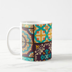 Mug Patchwork coloré Tile islamique sans couture