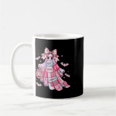Mug Patchwork Coquette Bow Cancer du sein Fantôme Hall (Gauche)