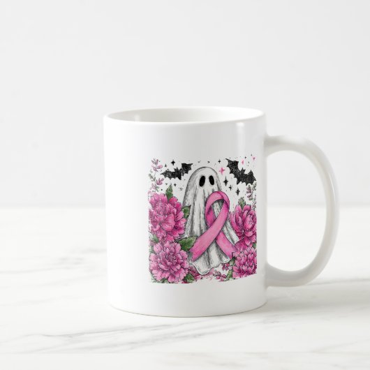 Mug Patchwork Coquette Bow Cancer du sein Fantôme Hall (Droite)