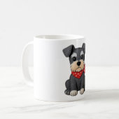 Mug Patchwork de chien Schnauzer (Devant gauche)