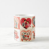 Mug Patchwork de la Saint-Valentin des Swingin' Sixtie (Centre)