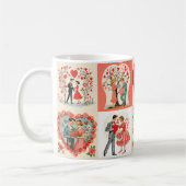 Mug Patchwork de la Saint-Valentin des Swingin' Sixtie (Gauche)