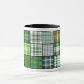 Mug Patchwork de plaid de tartan (Centre)
