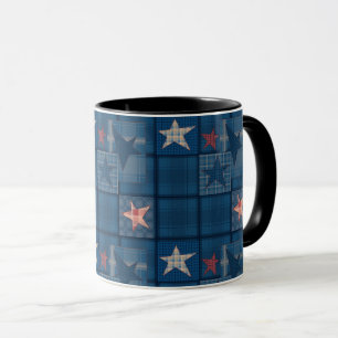 Mug Patchwork denim