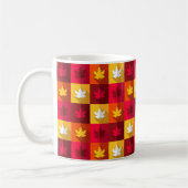 Mug Patchwork Feuilles d'érable d'automne (Gauche)