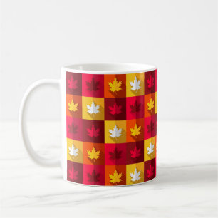 Mug Patchwork Feuilles d'érable d'automne