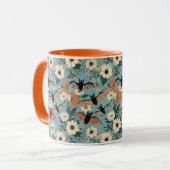 Mug Patchwork floral Chauve-Halloween & Fleurs (Devant gauche)