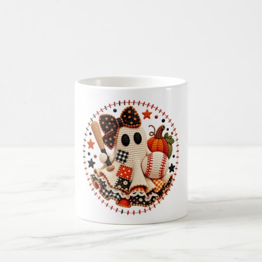 Mug Patchwork Halloween de baseball (Centre)