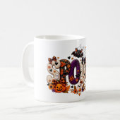 Mug Patchwork Halloween Effrayant (Devant gauche)
