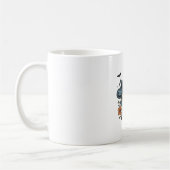 Mug Patchwork Halloween Ghost noir Chat Essential T-Sh (Gauche)