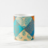 Mug patchwork indien : motif sans soudure vintage. (Centre)