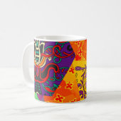 Mug Patchwork indien turc festier Mandala (Devant gauche)