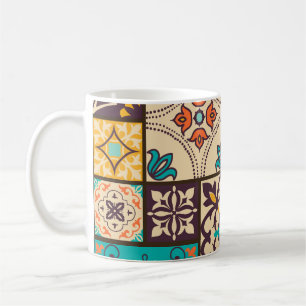 Mug Patchwork islamique coloré : Carrelage Vintage.