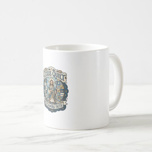 Mug Patchwork Jésus Foi Patchwork Jésus  (Devant droit)