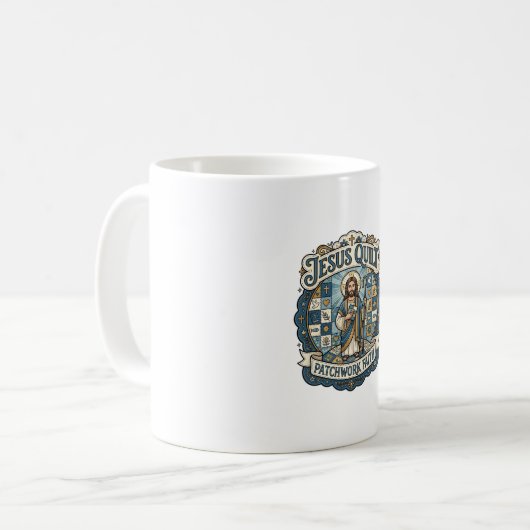 Mug Patchwork Jésus Foi Patchwork Jésus  (Devant gauche)
