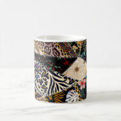 Mug Patchwork Leopard : Ethnic Lining Design. (Centre)