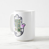 Mug Patchwork main Khamsa 1 (Devant gauche)