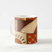 Mug Patchwork Moderne Cosy (Devant gauche)