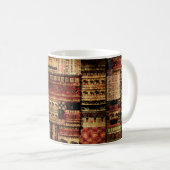 Mug Patchwork motif africain grunge imprimer arrière - (Devant droit)