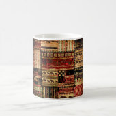 Mug Patchwork motif africain grunge imprimer arrière - (Centre)