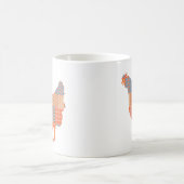 Mug Patchwork Motif Picket ferme animal (Centre)