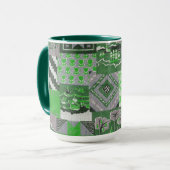 Mug Patchwork Quilt Musique en céramique (Devant gauche)