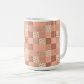 Mug Patchwork Rose Rétro (Devant droit)
