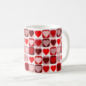 Mug Patchwork Saint-Valentin (Devant droit)