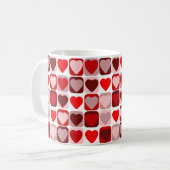 Mug Patchwork Saint-Valentin (Devant gauche)