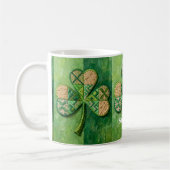 Mug Patchwork Shamrocks Saint-Patrick (Gauche)