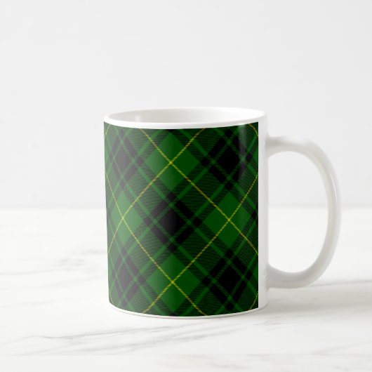 Mug Pâte verte de tartan MacArthur (Droite)