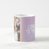 Mug Pâtel moderne typographie arc-en-ciel (Centre)