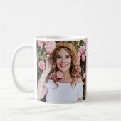 Mug Pâtel moderne typographie arc-en-ciel (Gauche)