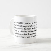 Mug PATER NOSTER ou le notre père (Devant gauche)
