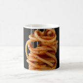 Mug Pâtes filées sur une Fourche, Spaghetti alimentair (Centre)