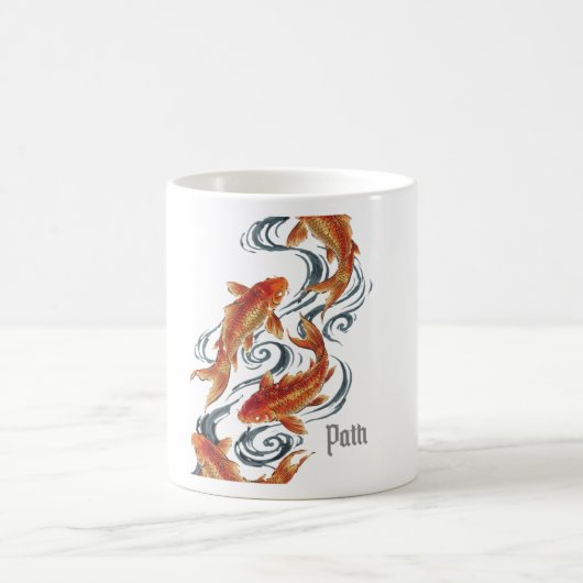 Mug Path – Timeless Koi Symbol of Growth, Direction (Centre)