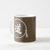 Mug Path & Way – 道 (Japanese Kanji) with kumihimo (Devant gauche)
