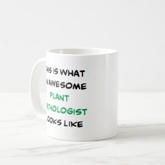 Mug pathologiste plante, génial (Devant gauche)