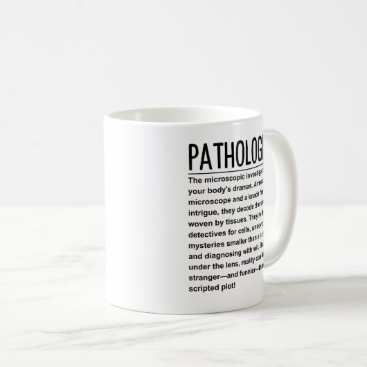 Mug Pathologue (Devant droit)
