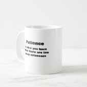 Mug Patience (Devant gauche)