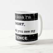 Mug Patience courte (Devant droit)