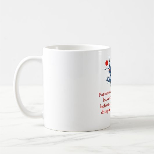 Mug Patience Et Persévérance - Citation De Persévéranc (Gauche)