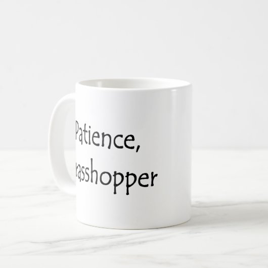 Mug patience, grasshopper (Devant gauche)