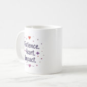 Mug Patience. Heart. Impact. – Special Ed Teacher (Devant gauche)