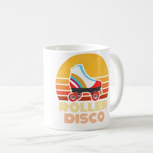 Mug Patin à roulettes Roller Disco (Devant droit)