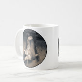 Mug Patin vintage d'hockey (Devant gauche)