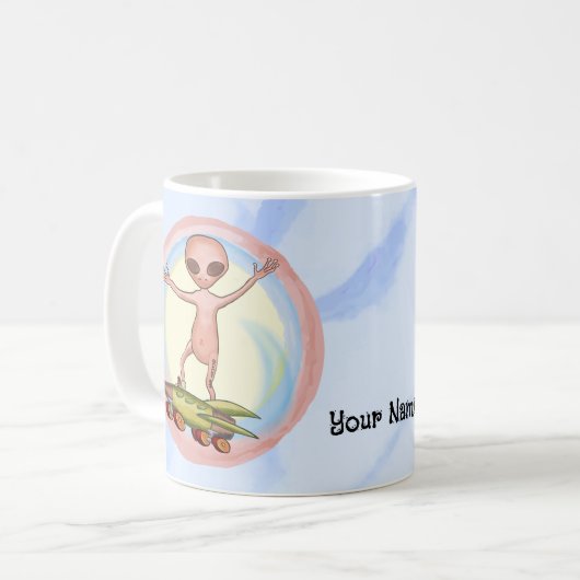 Mug Patinage Alien (Devant gauche)