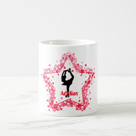 Mug Patinage artistique superbe de glace de fille (Centre)
